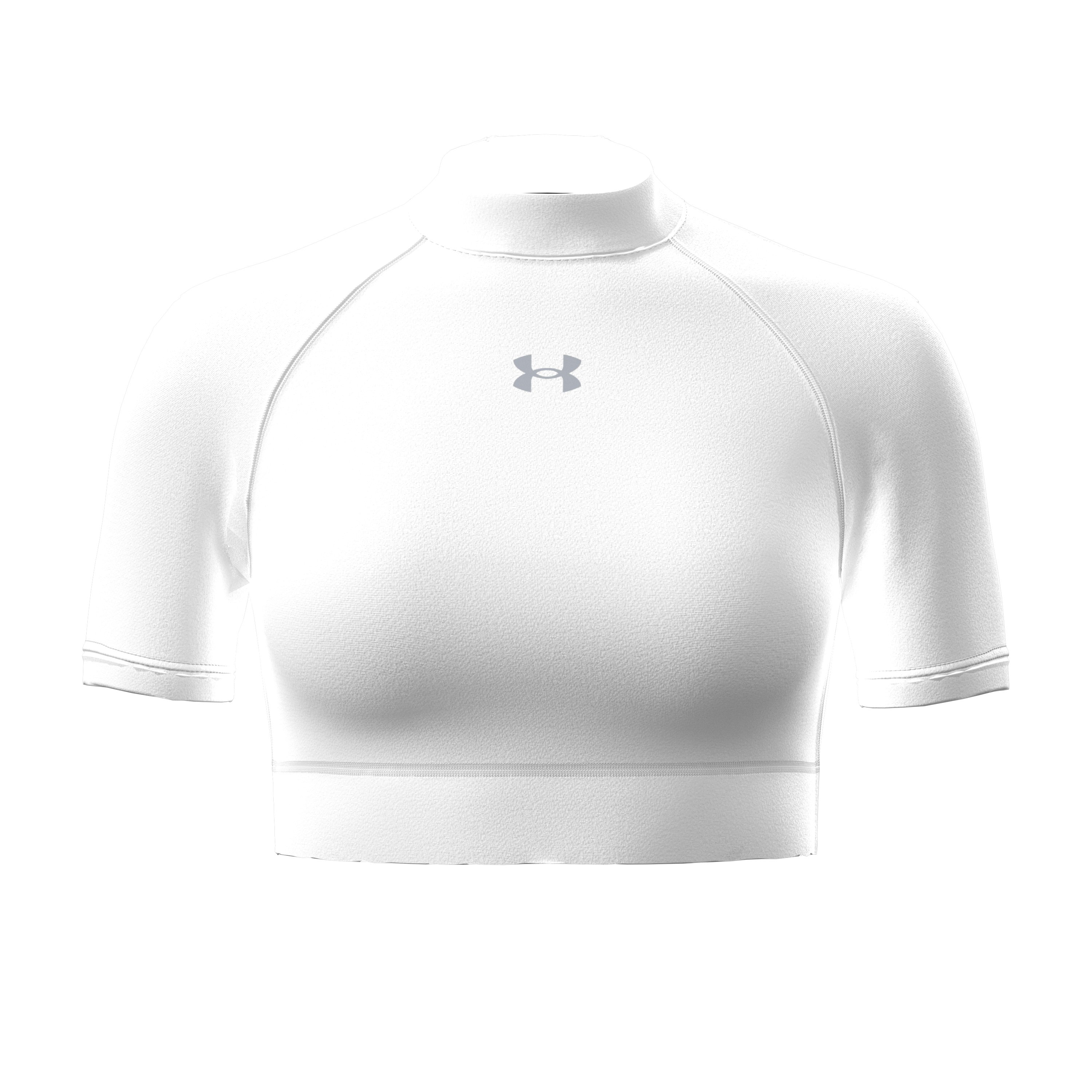 HeatGear Women's Crop Mock Short Sleeve 5