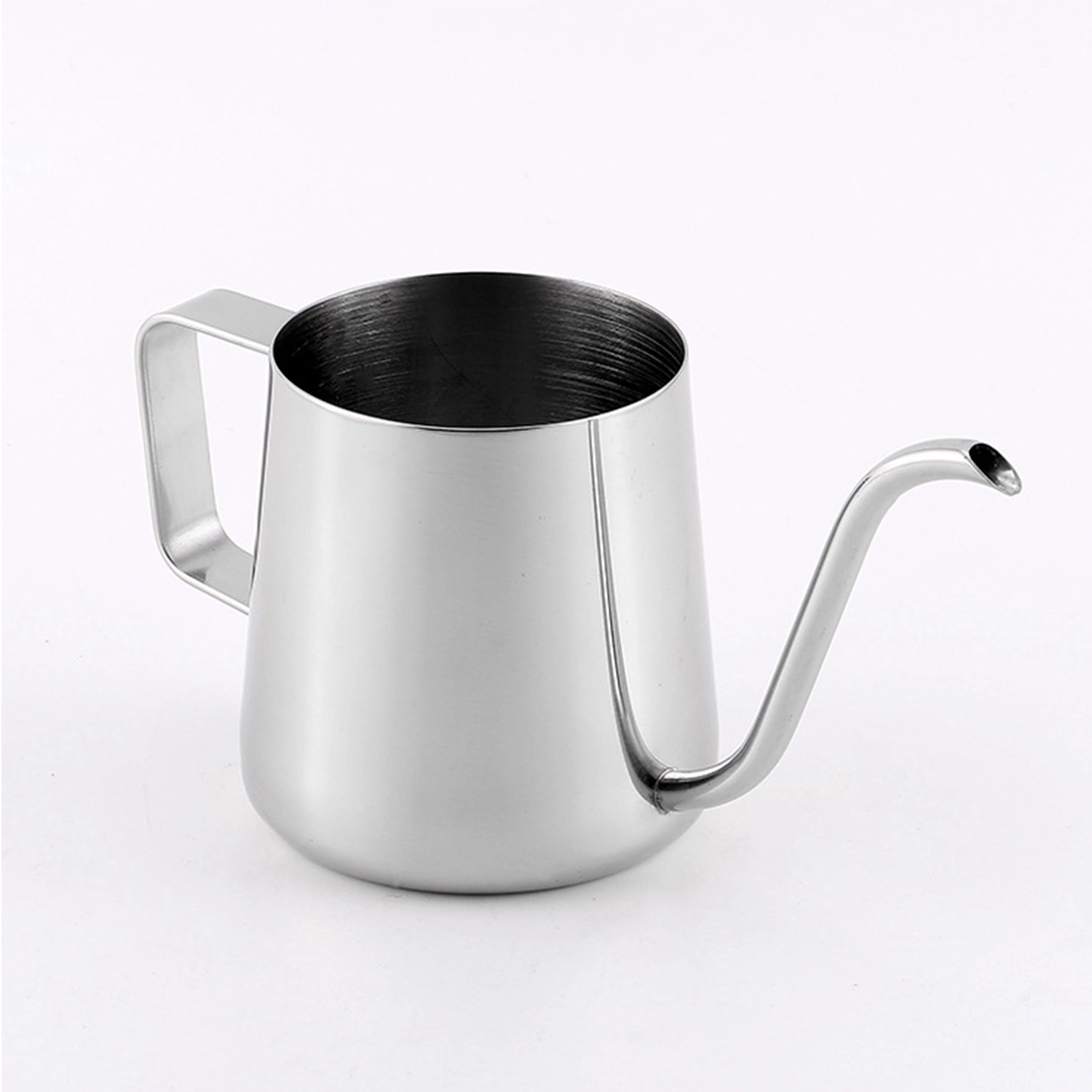 Long Slim Mouth Gooseneck Stainless Steel Coffee Pot 4