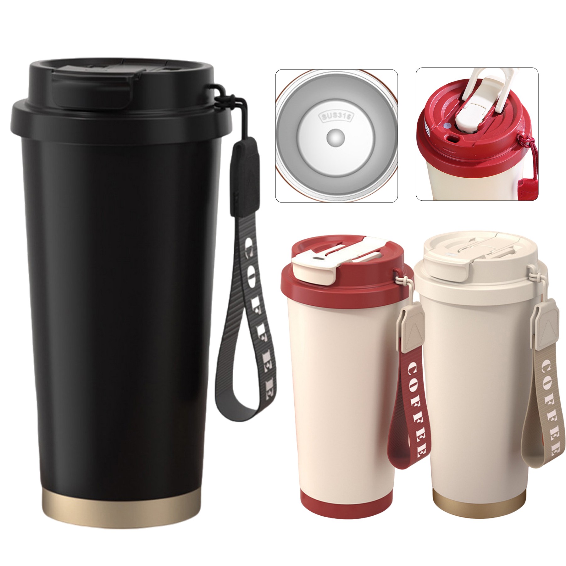 18Oz Vehicle-Mounted Gift Coffee Cup 5