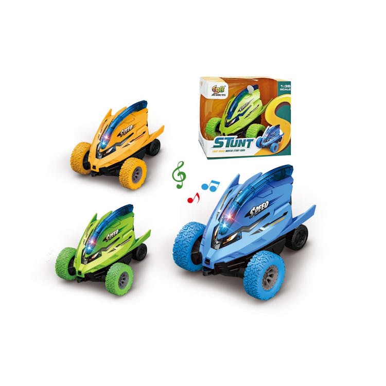 Friction Space Stunt Cars Assorted Colors - 4.75" 2