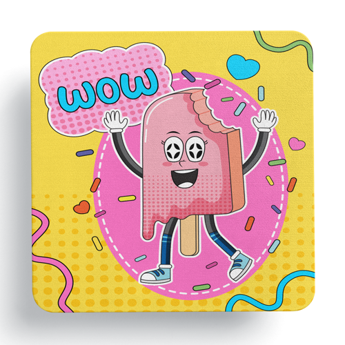 PVC Custom Flat Soft Magnet - 2D One Sided Design 1