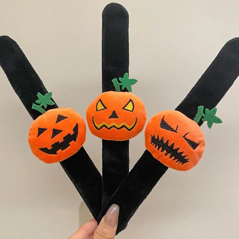 Funny Furry Pumpkin Bracelet for Halloween Party 2