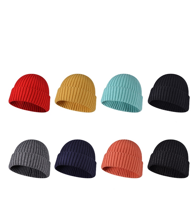 Customized solid color knitted hat 4