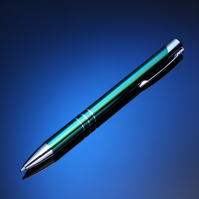Metal Aluminum Pressing Ballpoint Pen Retractable Ballpoint Pen 4