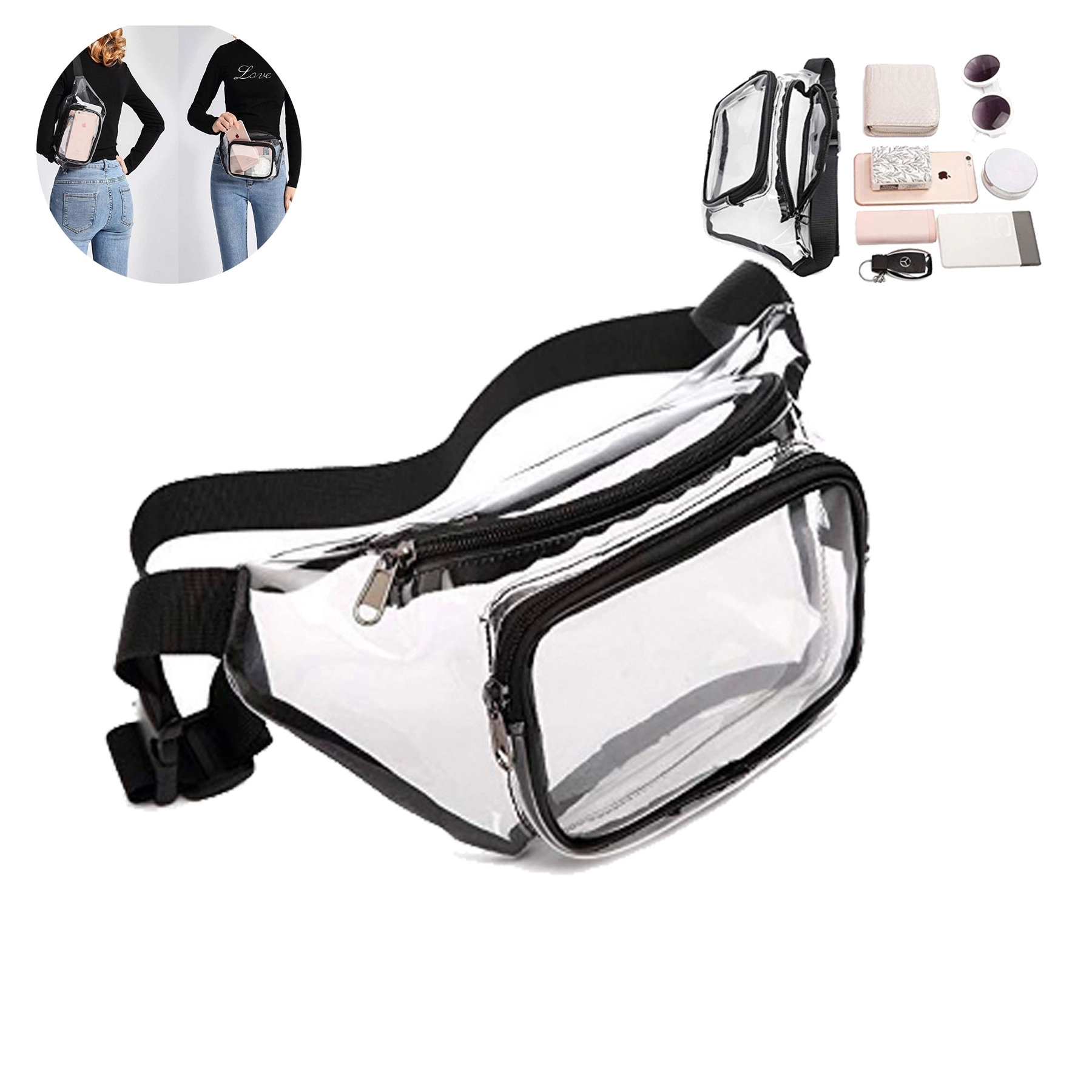 Waterproof Clear Waist Bag 1