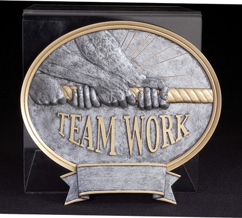 8" Teamwork Legend Plate 1