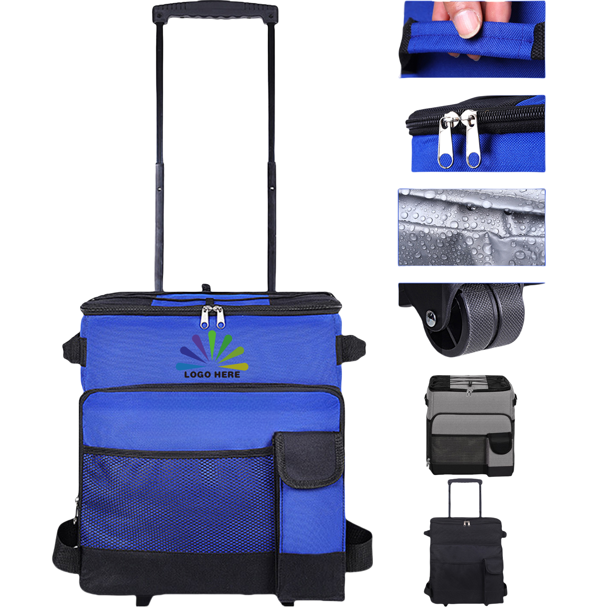 Leakproof Wheeled Collapsible Cooler Bag MOQ1 3