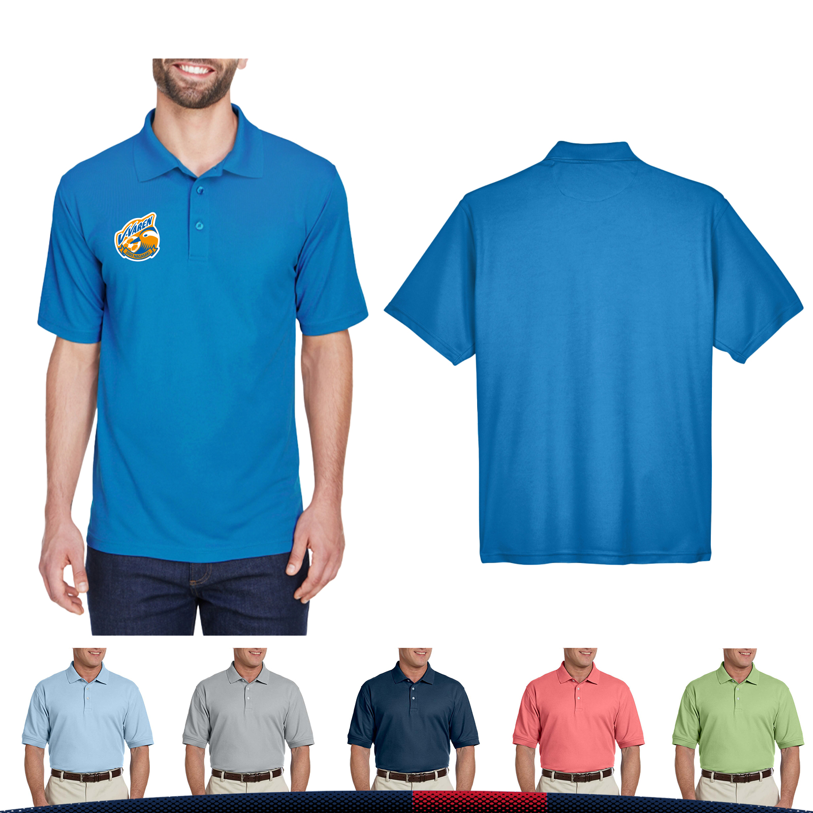 Devon & Jones® Men's Cotton Polo Shirts 4