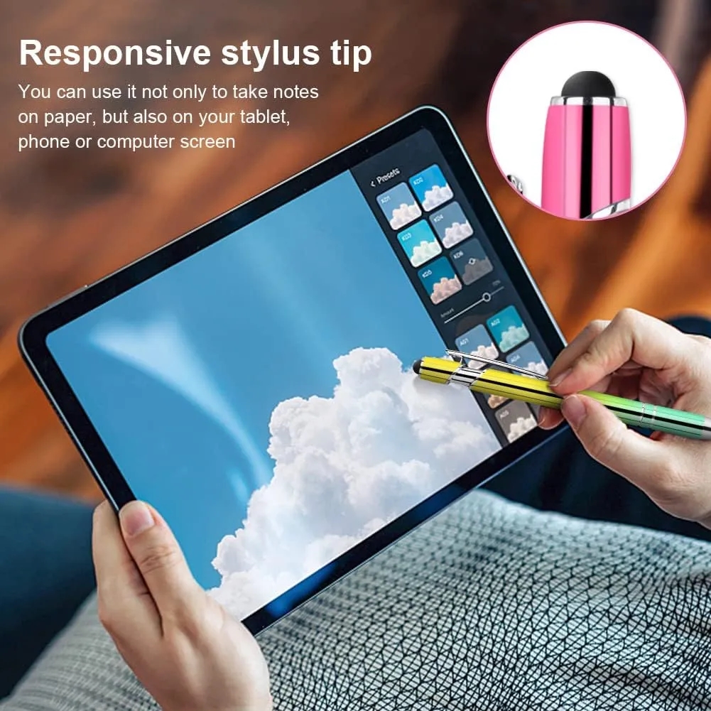 Metal Ballpoint Pen With Stylus Tip 7