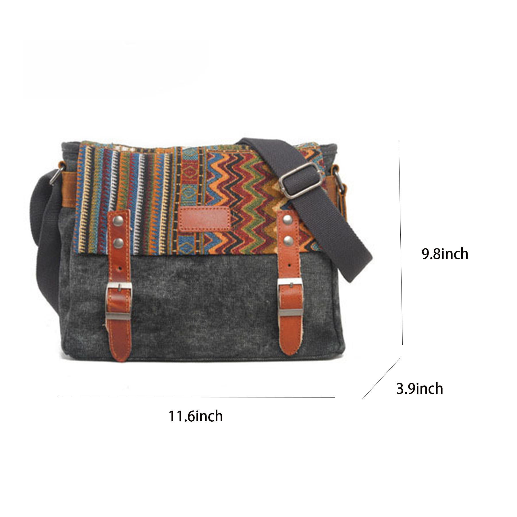 Canvas Messenger Bag for Women 4