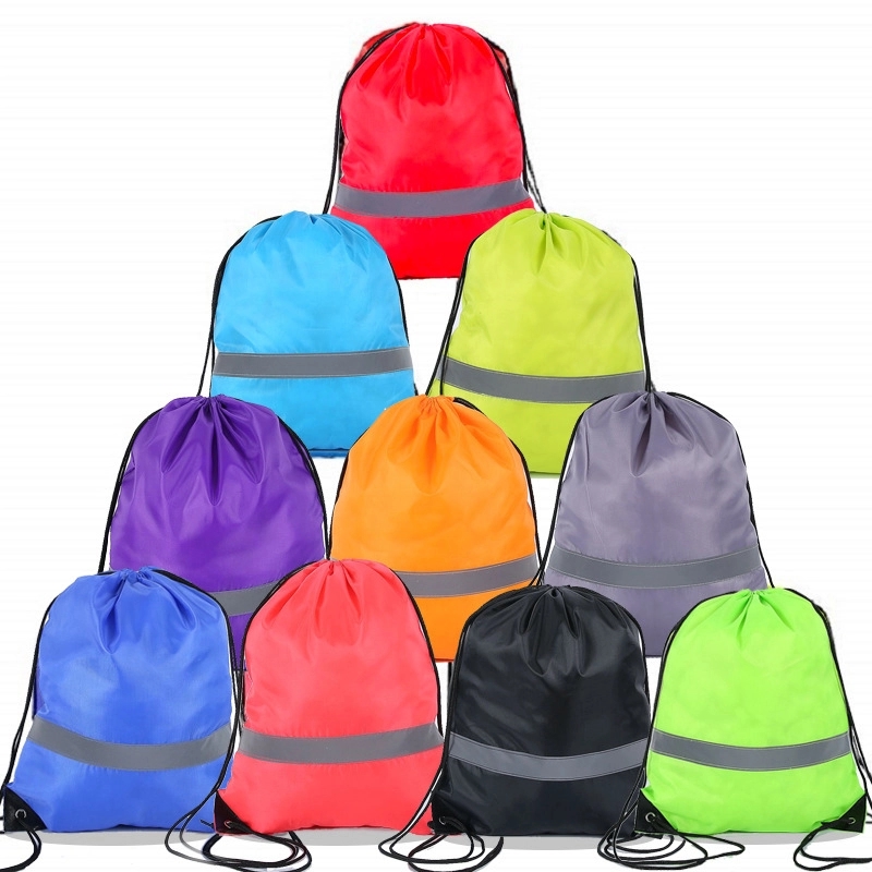 Reflective Safety Drawstring Bag (190T) 5