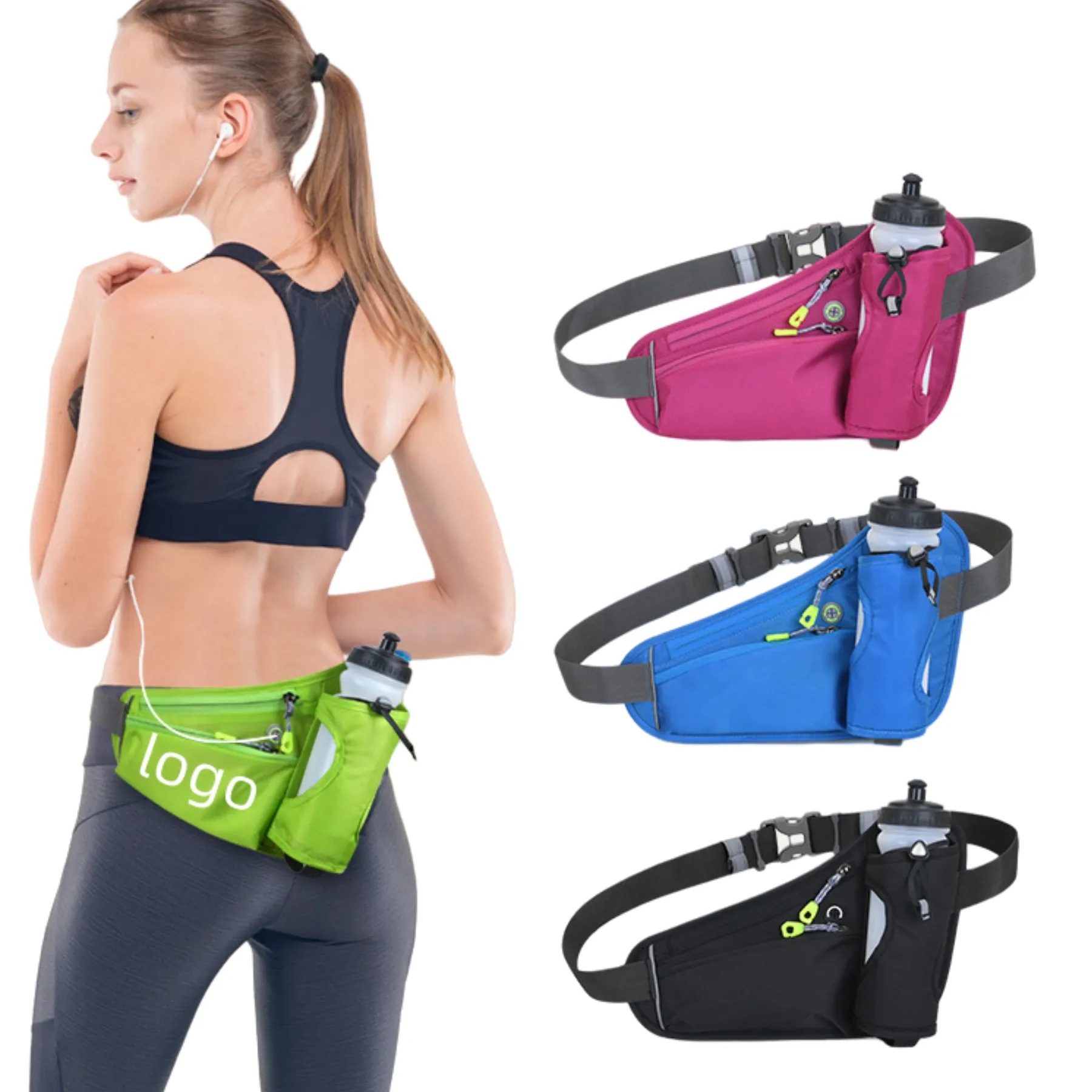 Fanny Pack with Water Bottle Holder 2