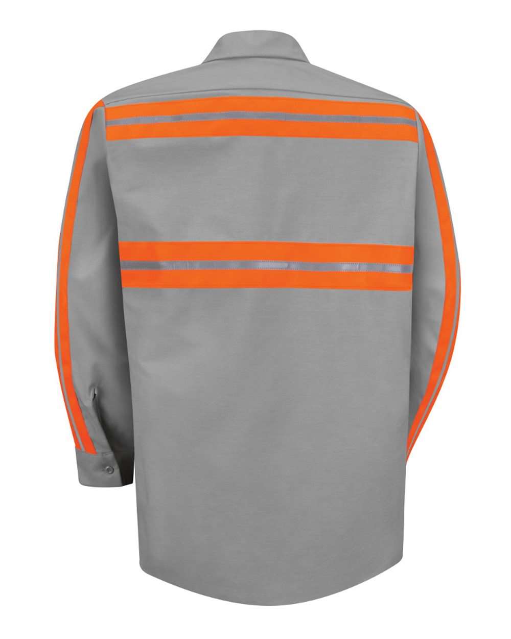 Industrial Enhanced-Visibility Long Sleeve Work Shirt Tall Sizes
