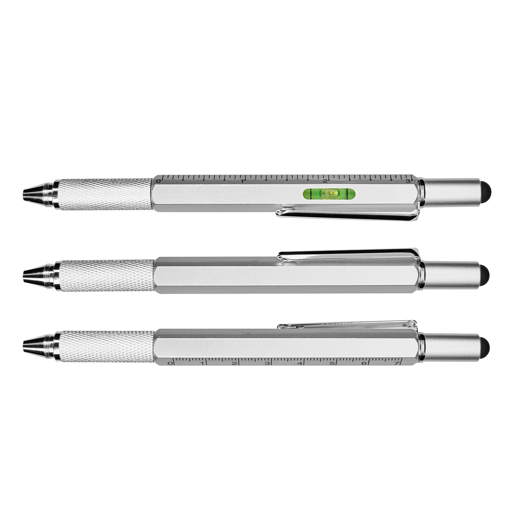 Metal 6-In-1 Multi Function Tool Pen 6
