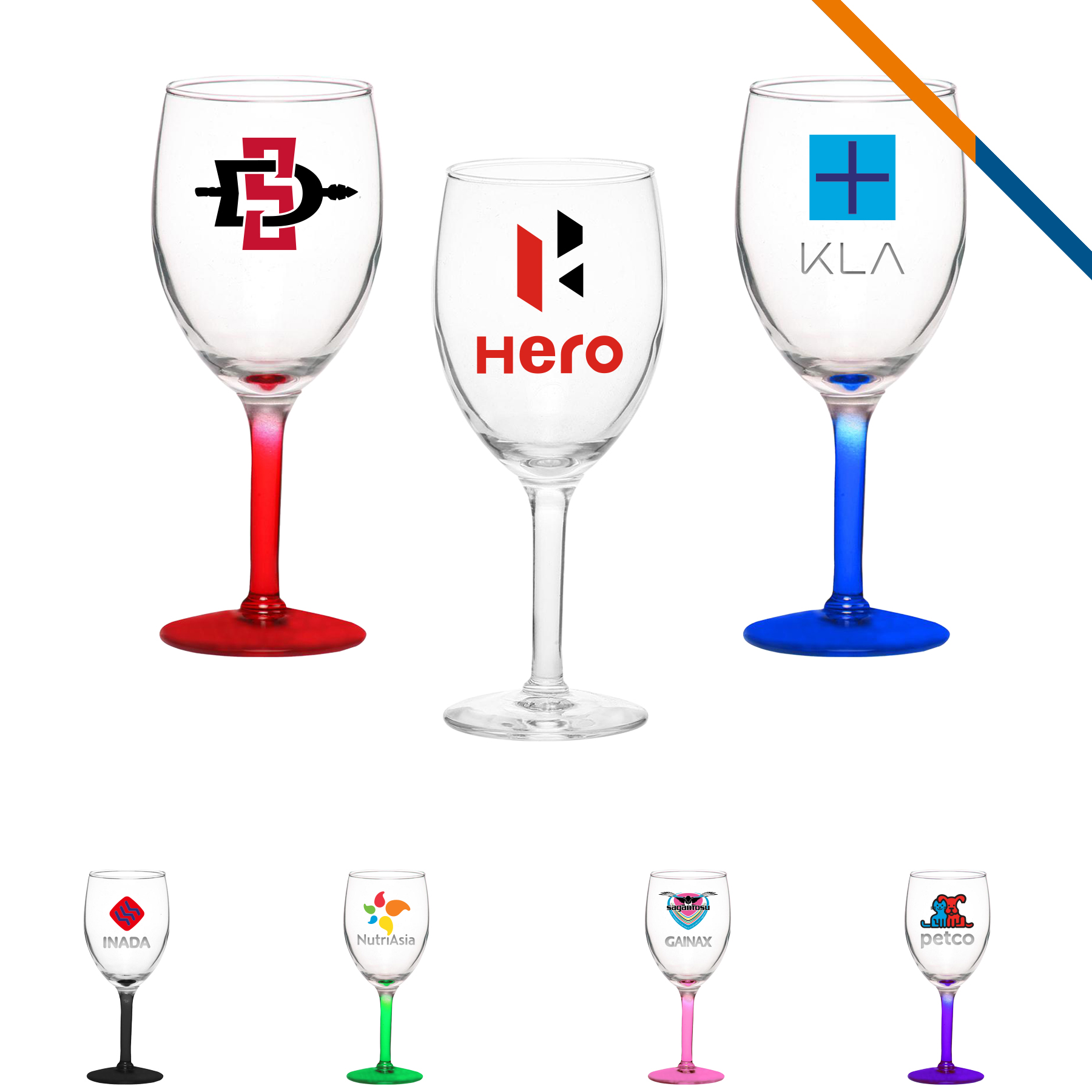 Libbey Andery Wine Glasses - 8 OZ. 2