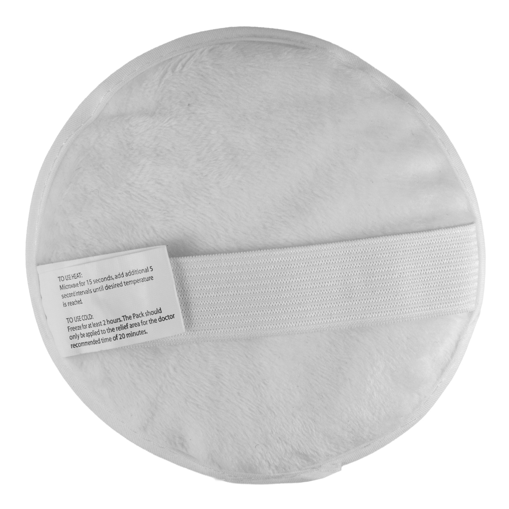 Circle Plush Gel Beads Hot/Cold Pack 9