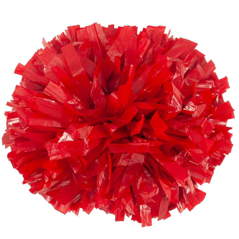 Custom Plastic Show Pom - Solid Color 18
