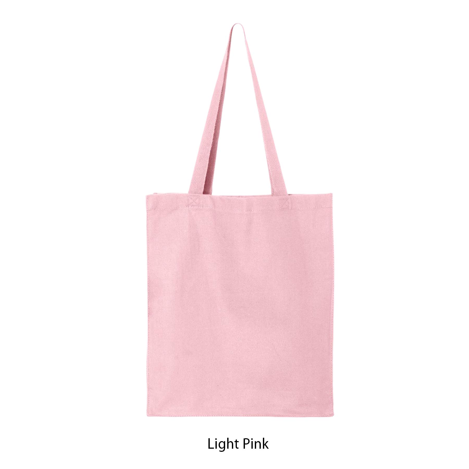 12 Oz. COTTON CANVAS BOOK TOTE BAG w/ GUSSET_R934EBT 6