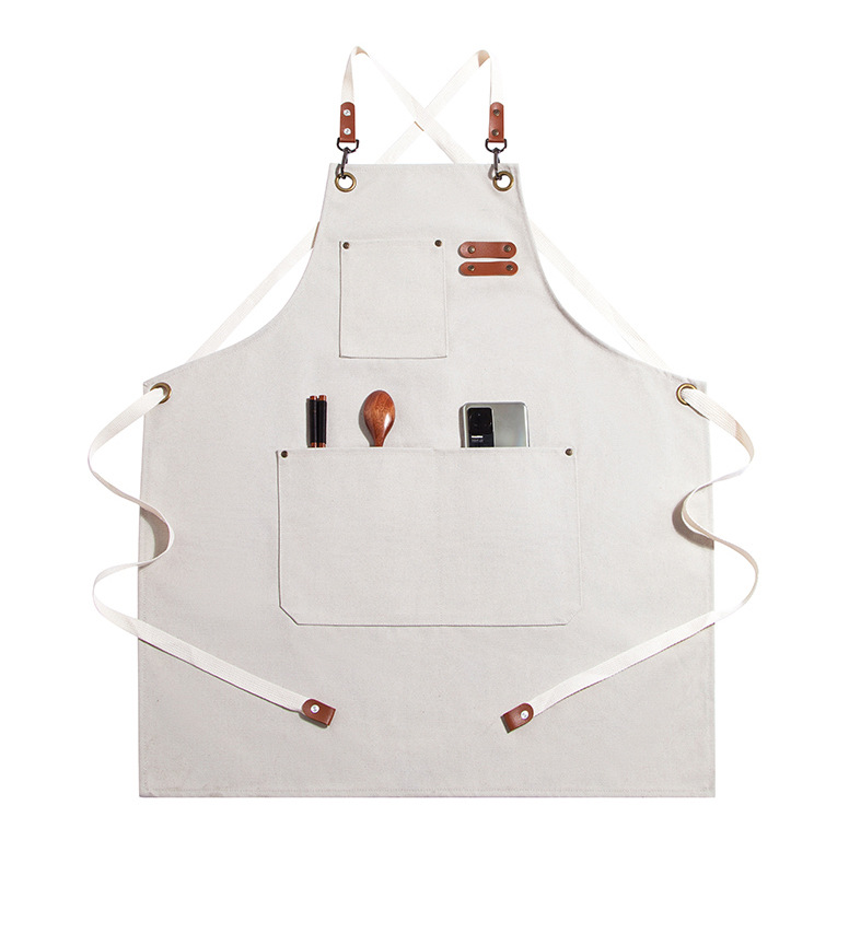 Canvas Aprons with 3 Pockets 16