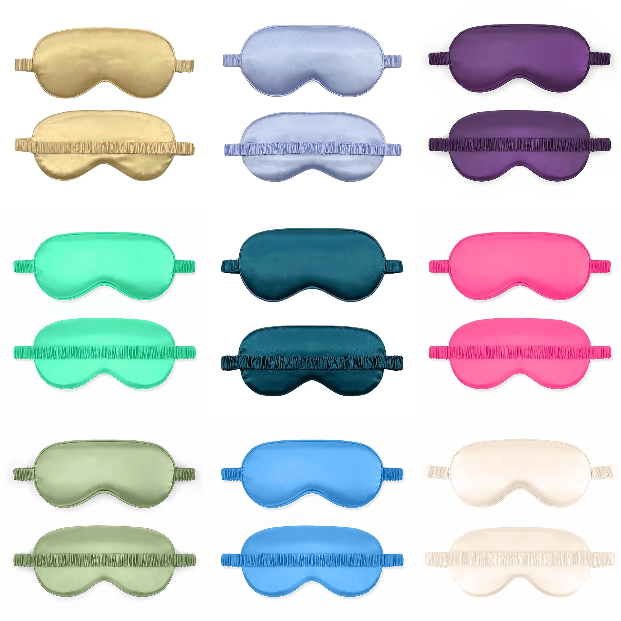 Soft Silk Like Adjustable Light Blocking Eye Mask 4