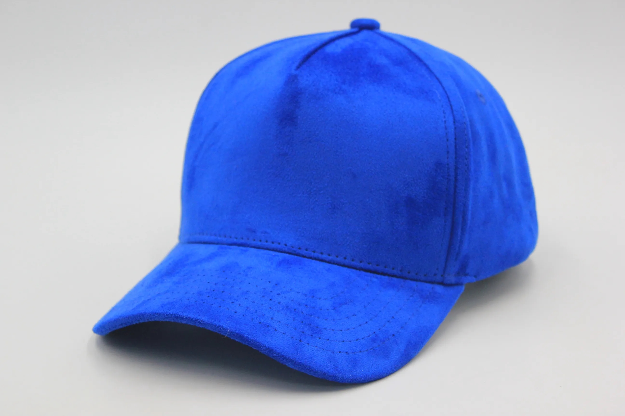 A Frame Suede 5 Panels Baseball Cap Snapback