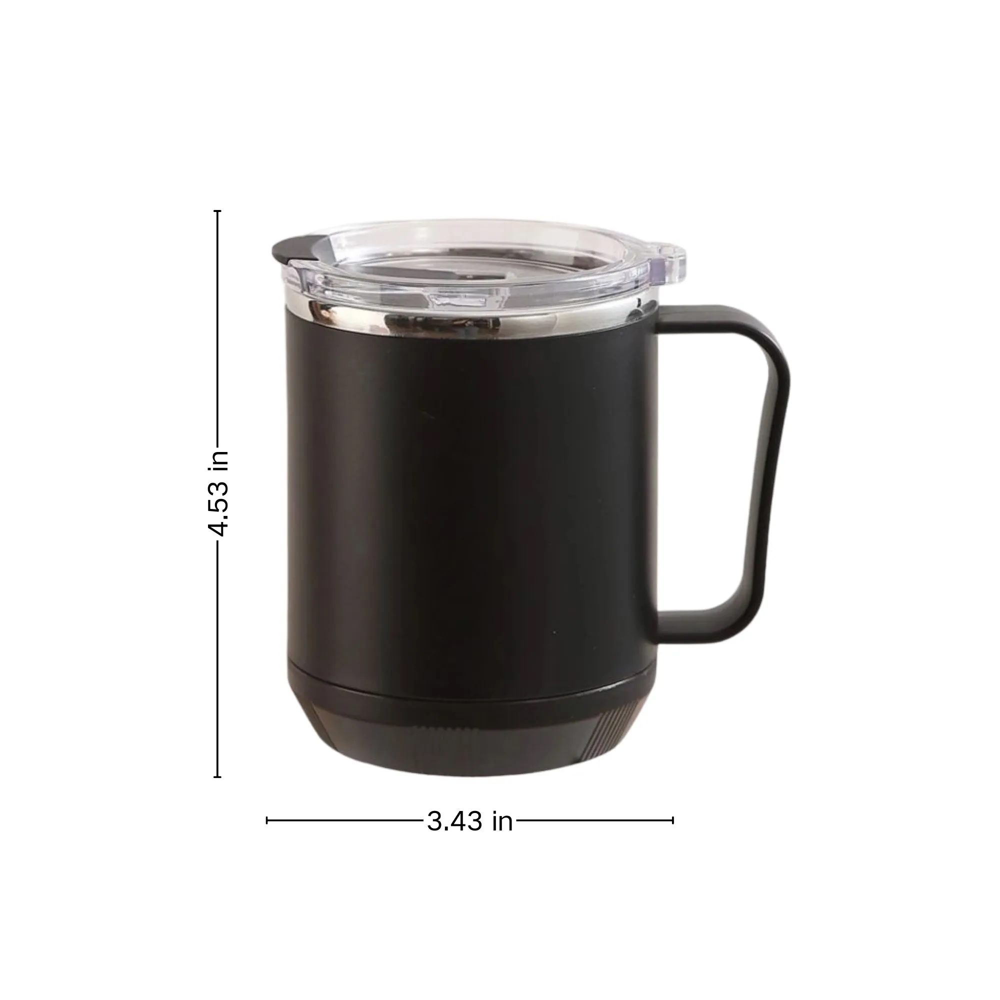 Steel Double Layer Heatable Insulated Mug Free Shipping 2