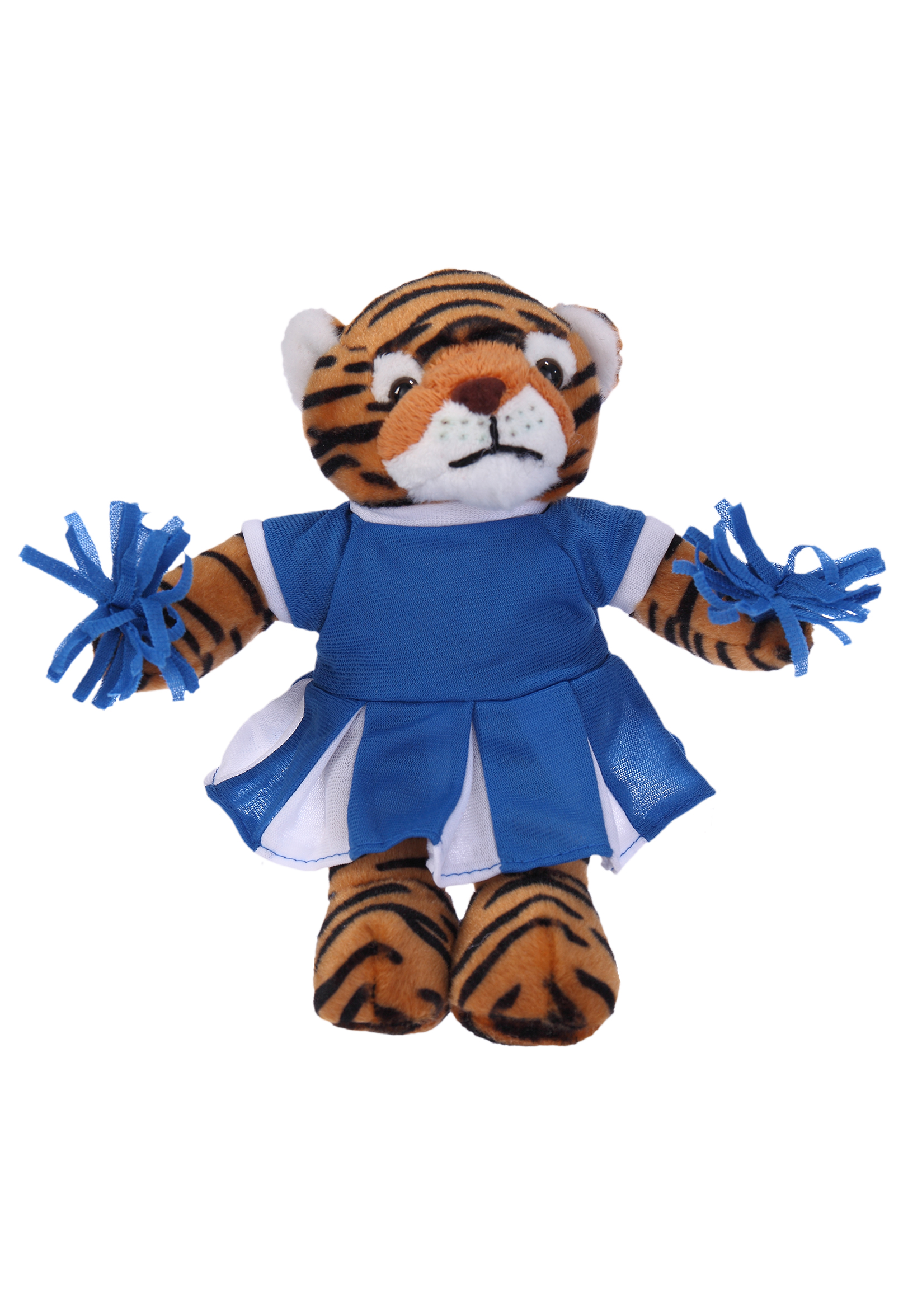 Soft Plush Stuffed Tiger with Cheerleader Outfit 2