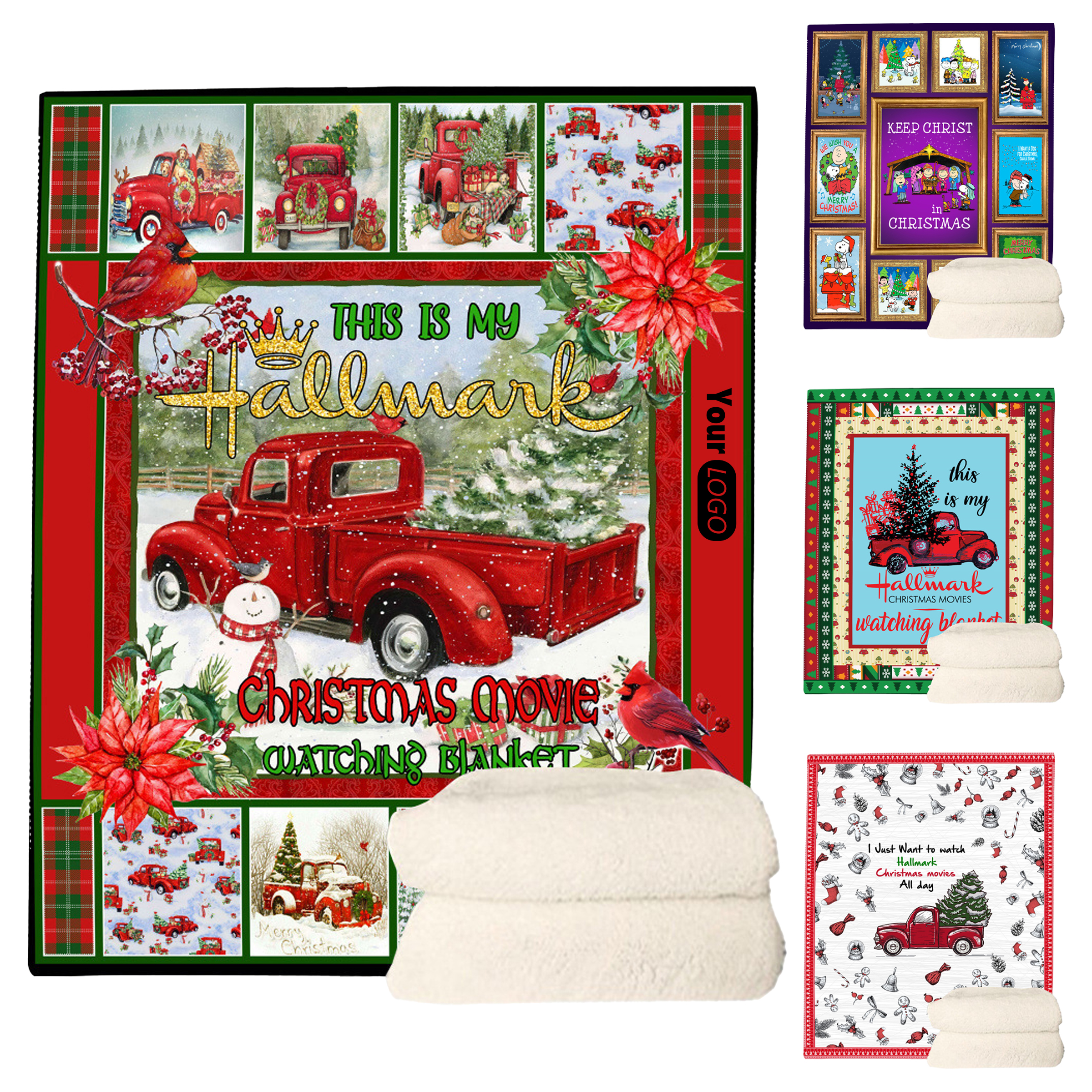 Other Fabric Personalized Seasonal Blankets 3