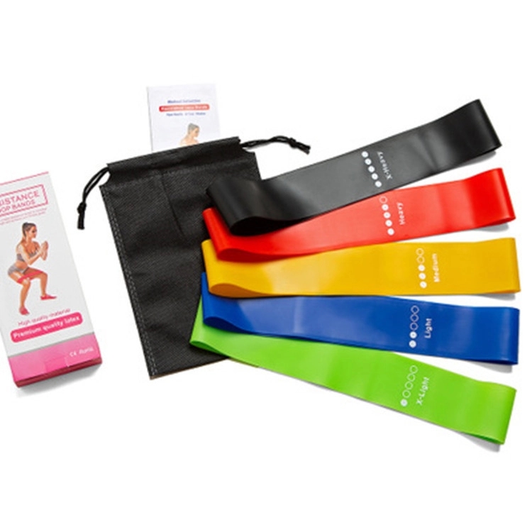 Silicone Yoga Stretch Band(Five piece set) 3