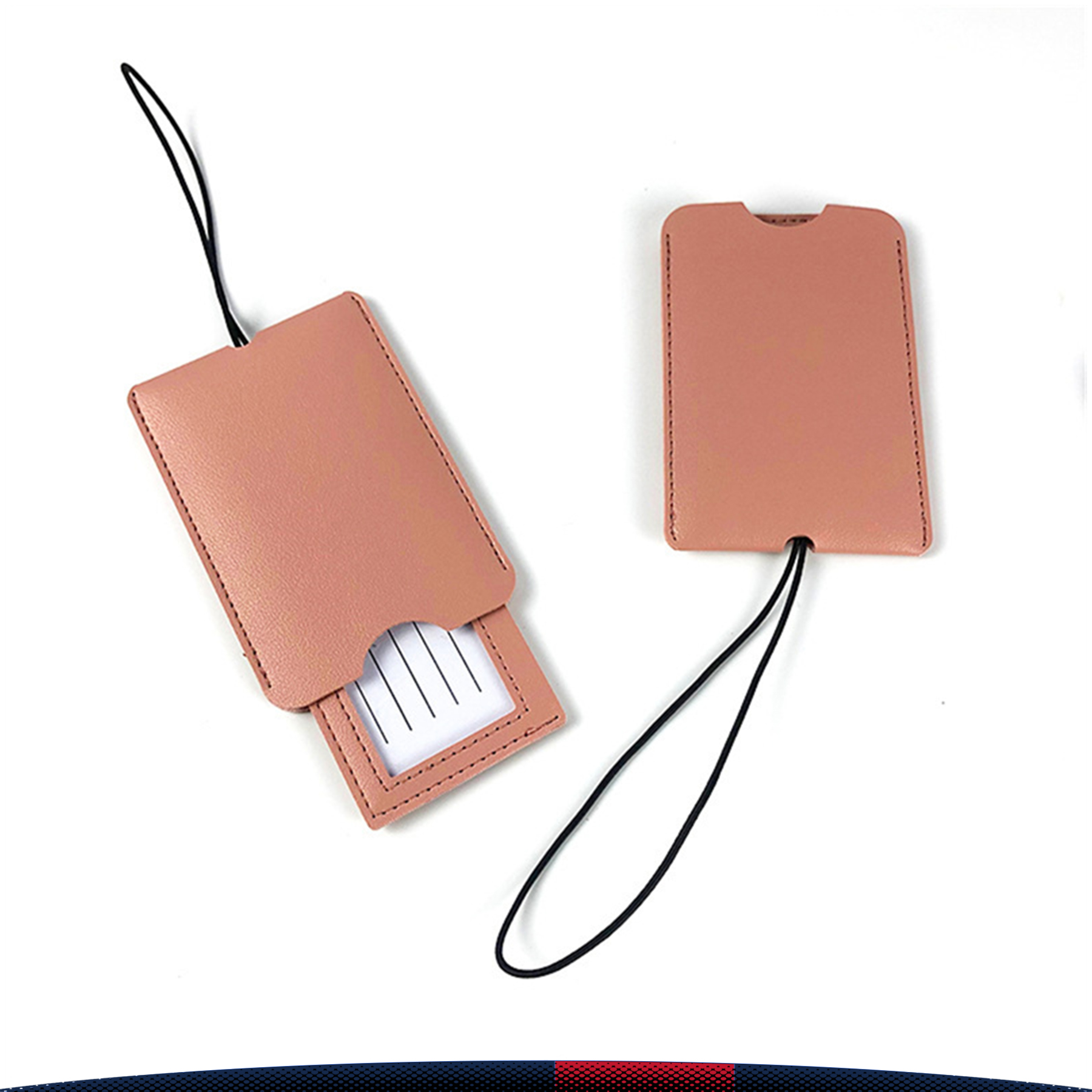 Double Layer PU Luggage Tag 2