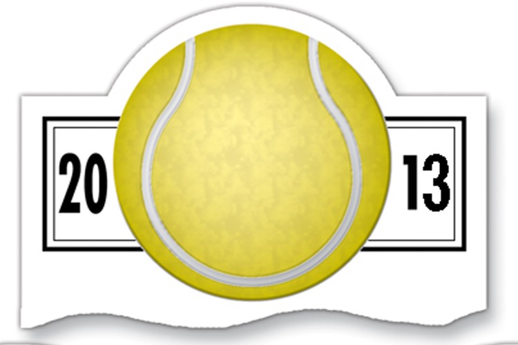 20 Mil Tennis Schedule Magnet - Full Color 3