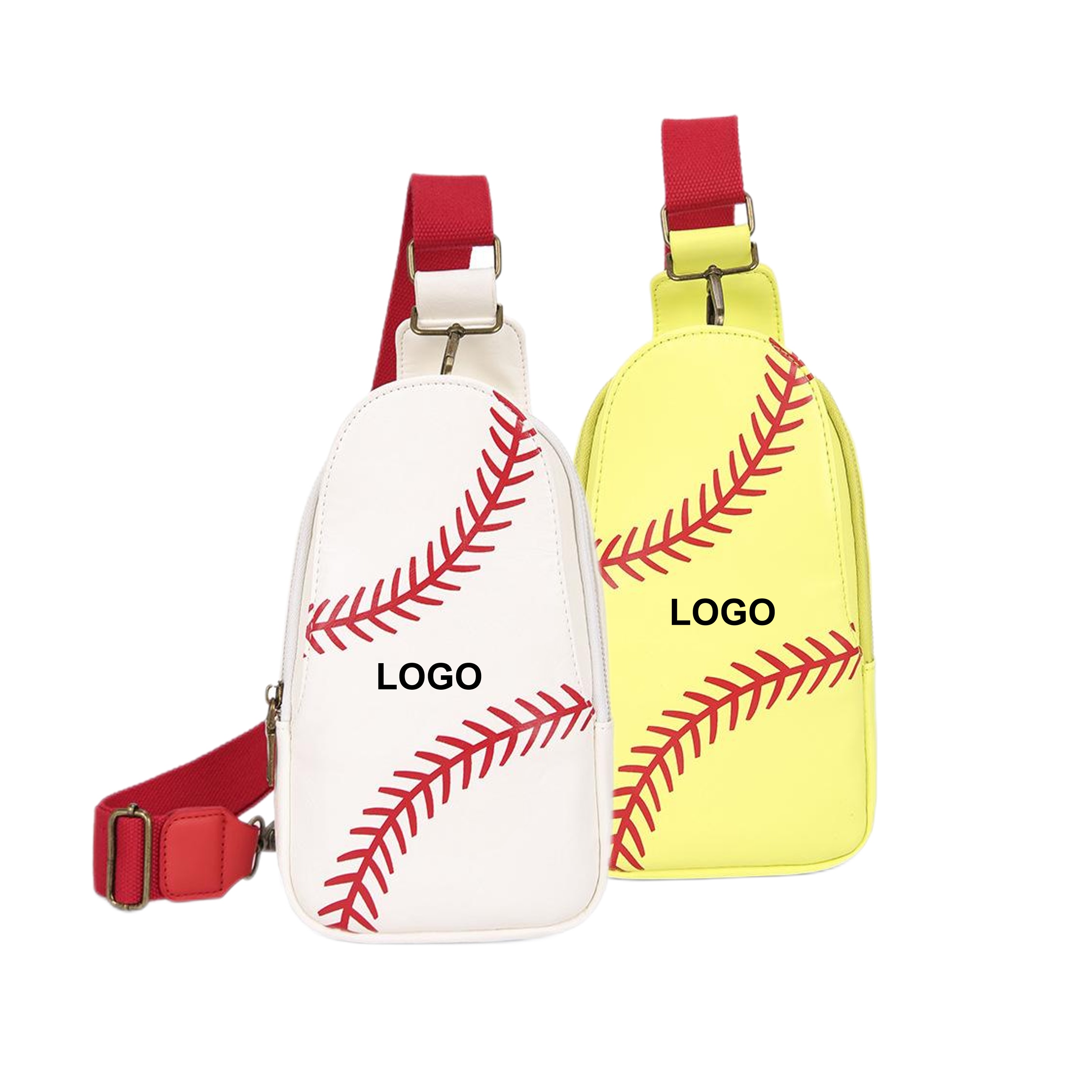 Softball Print Sling Bag (direct import) 3