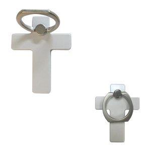 Cross Metal Phone Ring Grip Stand With 180 Degree Adjustable Design 4
