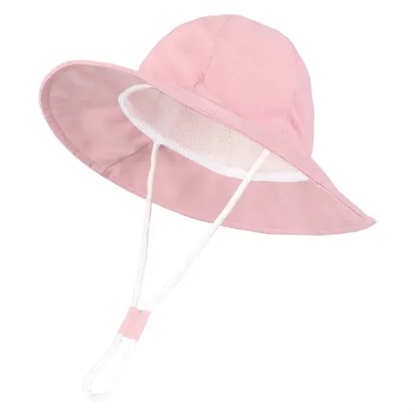 Baby Sun Hat with Solid Color UV Protection Cap 17