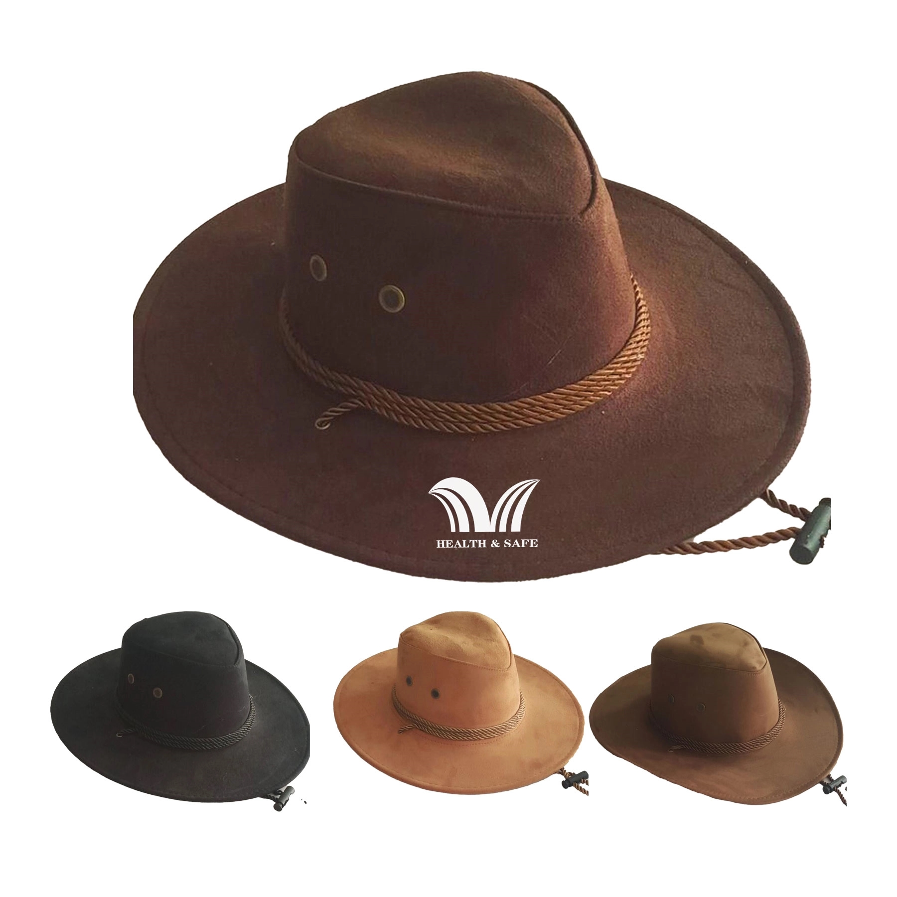 Felt Cowboy Hat with Drawstring 1