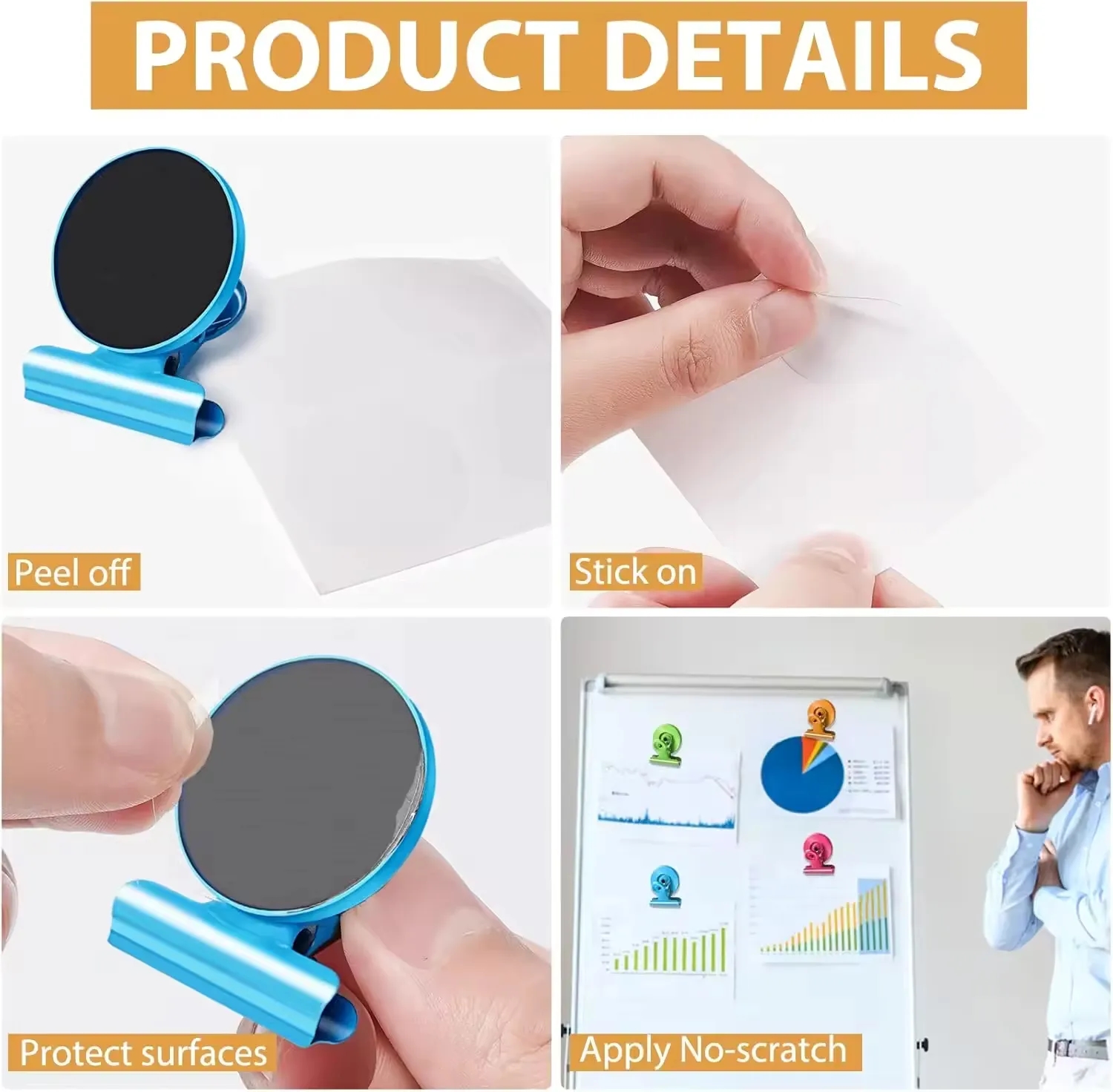 Colorful Magnetic Clips 4