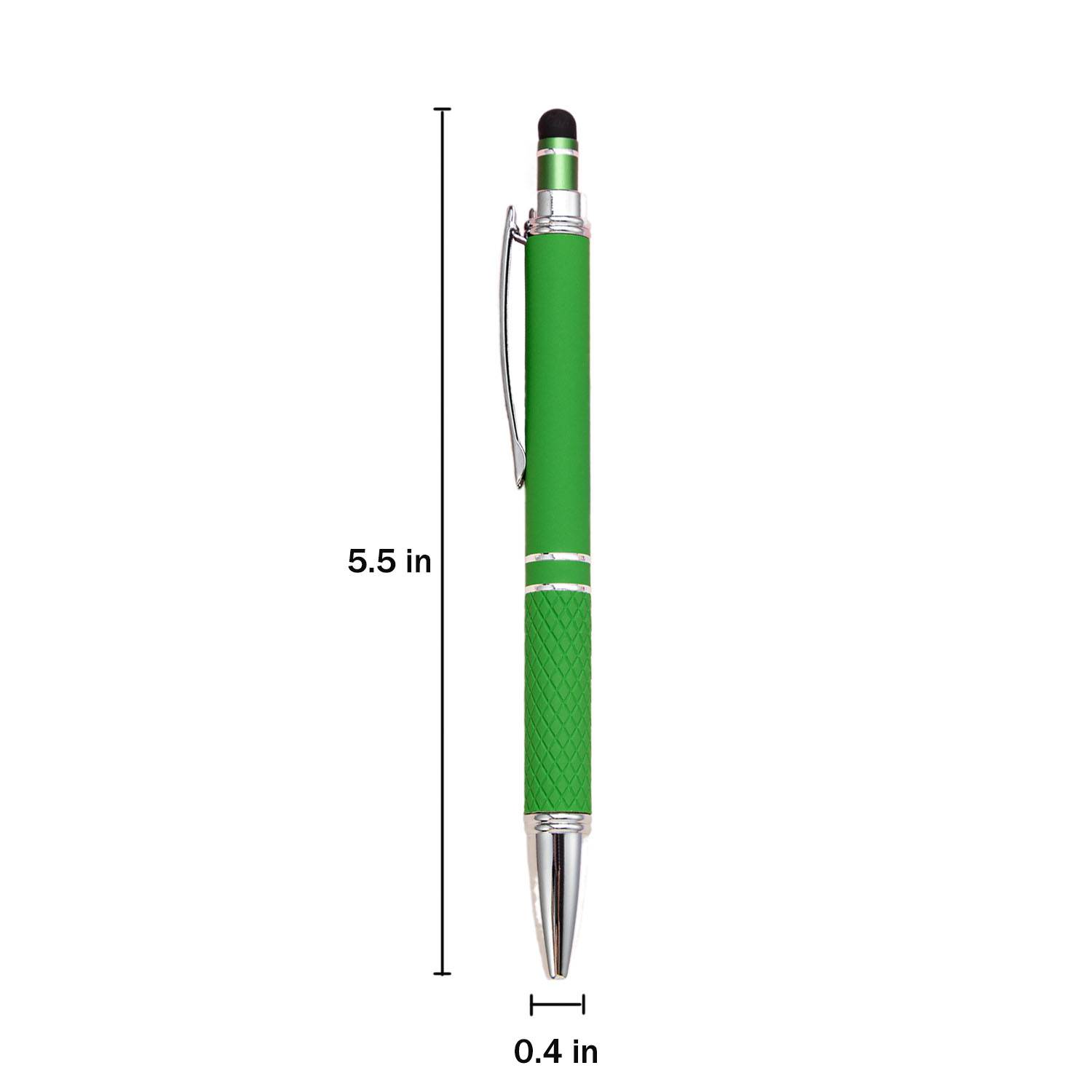 Retractable Metal Ballpoint Pen -Soft Touch & Smooth Writing 8