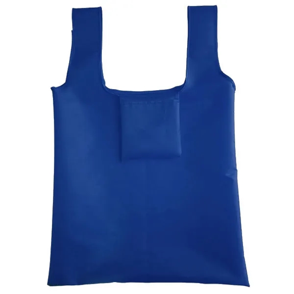 T-shirt Foldable RPET Shopping Bag with Pouch 7