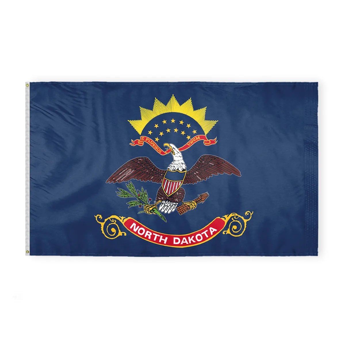 12"x18" to 8'x12' North Dakota Nylon Flags 7