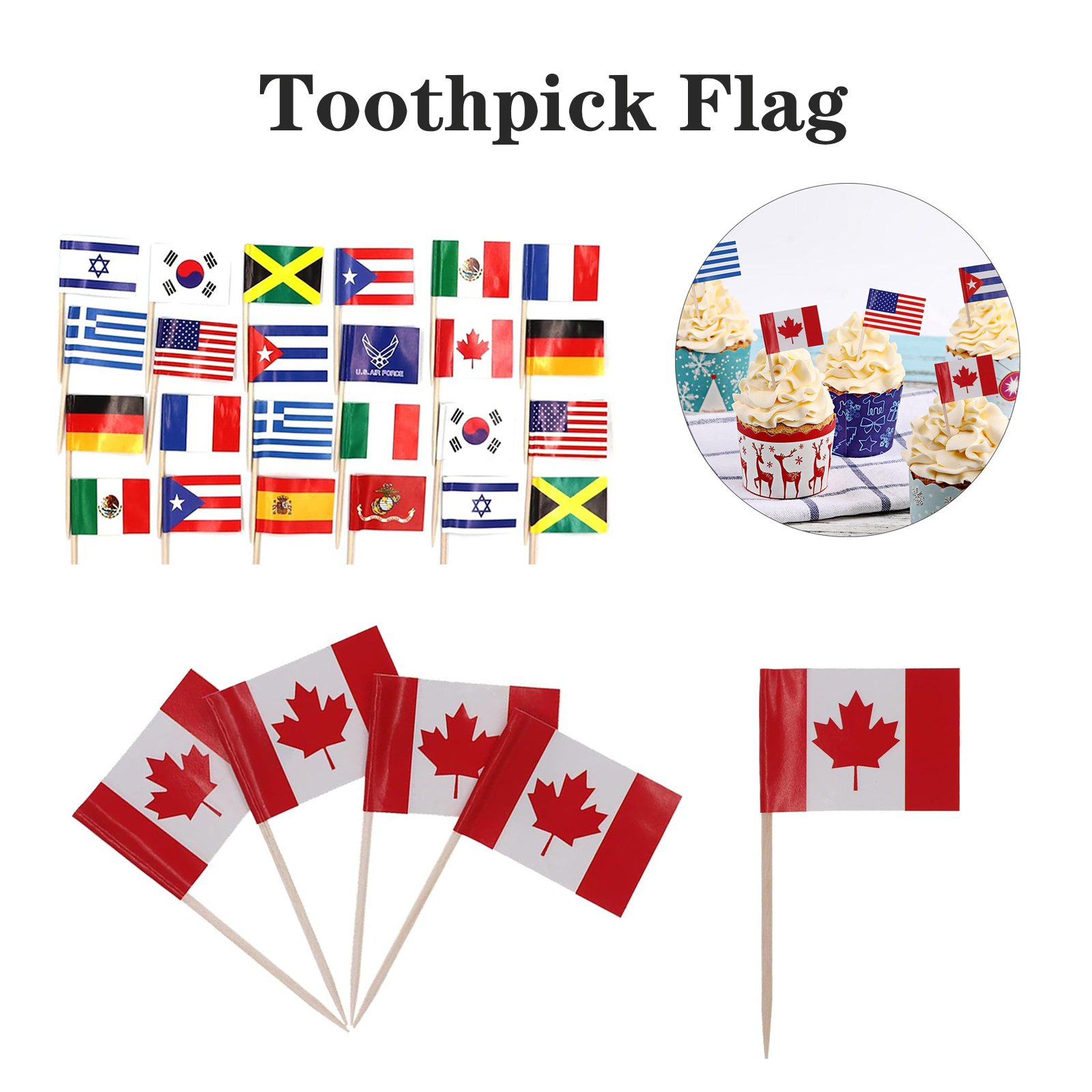 Canada Toothpick Flags 2