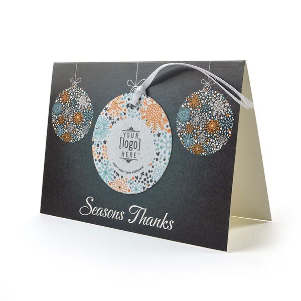 Printed Shape Ornament Folding Card 11