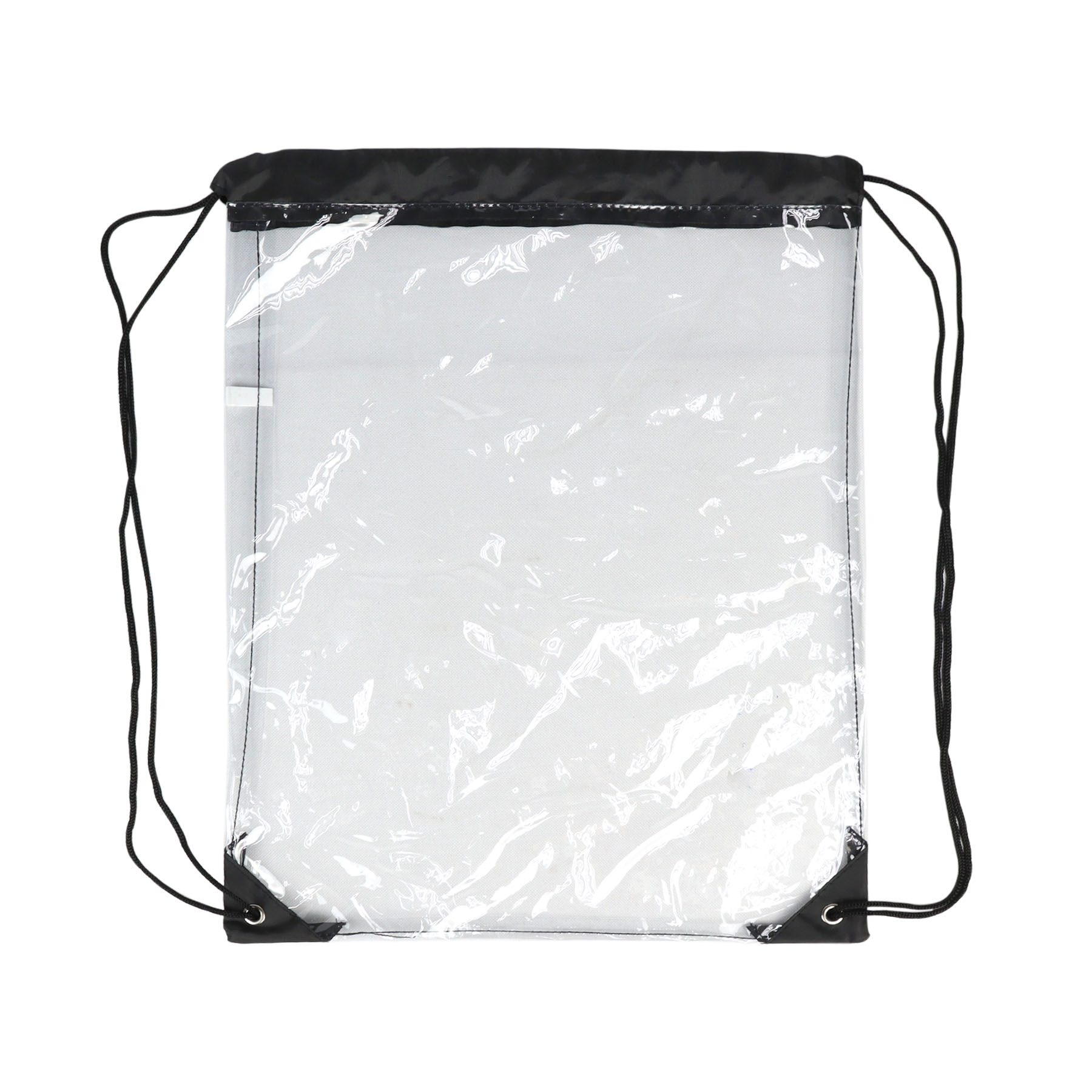 Clear Reinforced Corners Drawstring Backpack 5