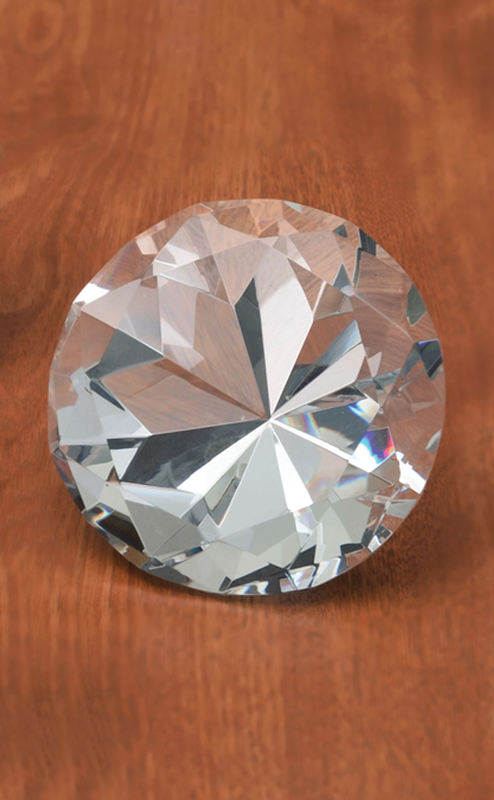 Medium Diamante Paperweight 3