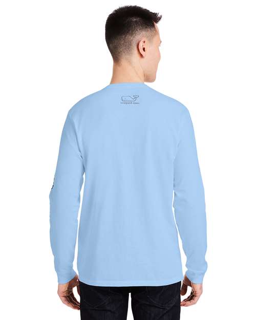 Unisex Long Sleeve Pocket T-Shirt - V021214 3