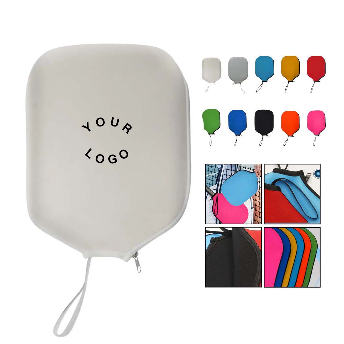 Durable Neoprene Paddle Cover for Pickleball Protection 3