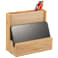 FSC® 100% Bamboo Photo Frame Desktop Organizer 19