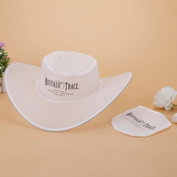 Foldable Cowboy Hat with Storage Pouch 3
