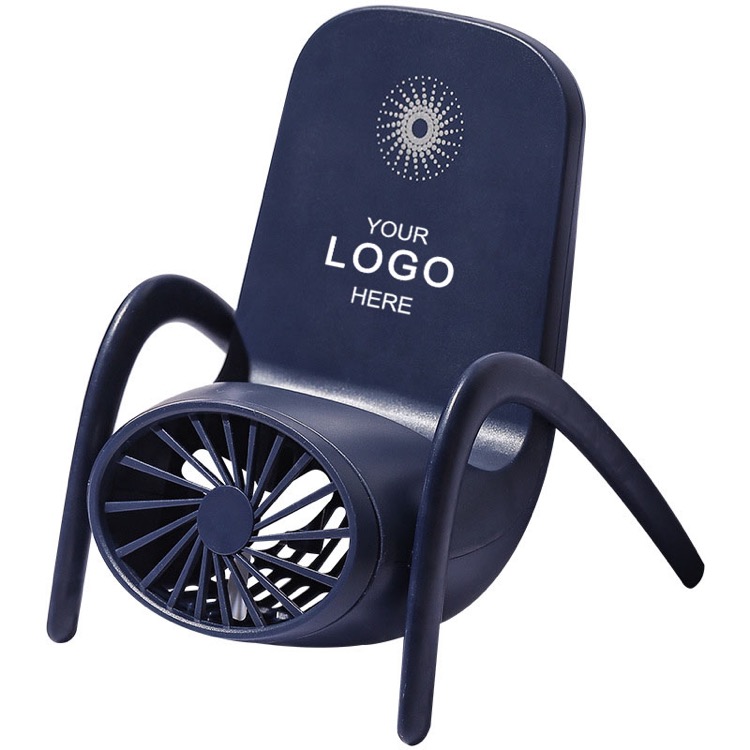 Mini USB Fan with Mobile Phone Holder 2
