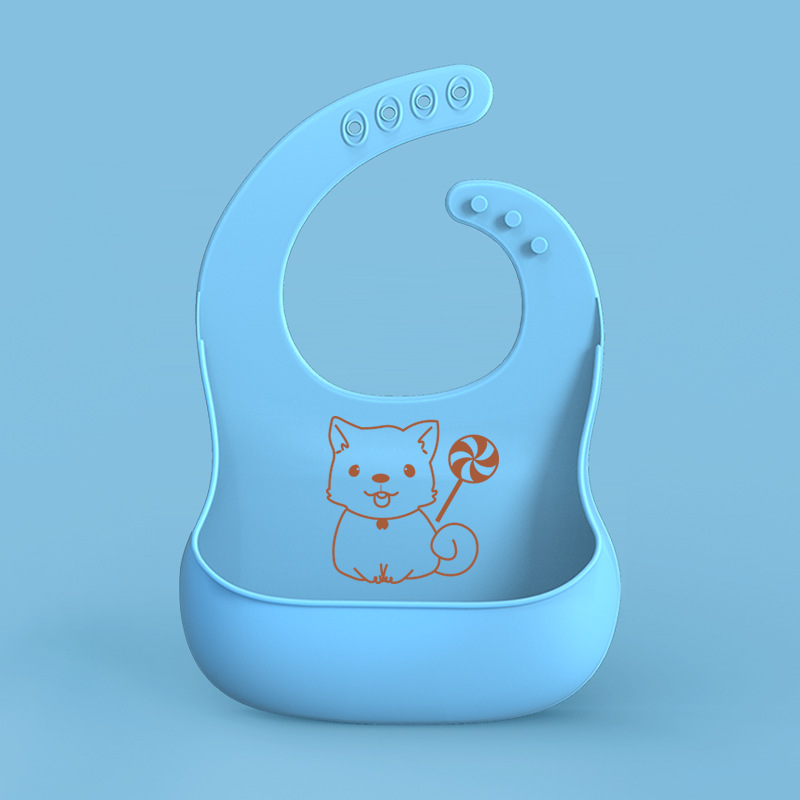 Baby Cartoon Silicone Bib 3