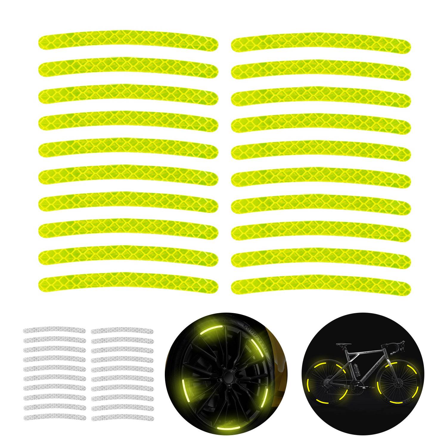 Car Wheel Hub Reflective Sticker 1